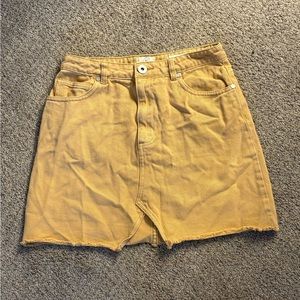 Cotton On Tan Denim Skirt